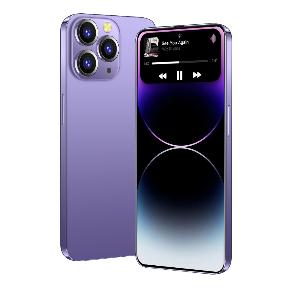 2023 Hot New 14 pro max Phone 7.3 Inch 16GB+512GB Android 5G Smartphone Face ID Android 11 Wholesale Cellphone Mobile Phones